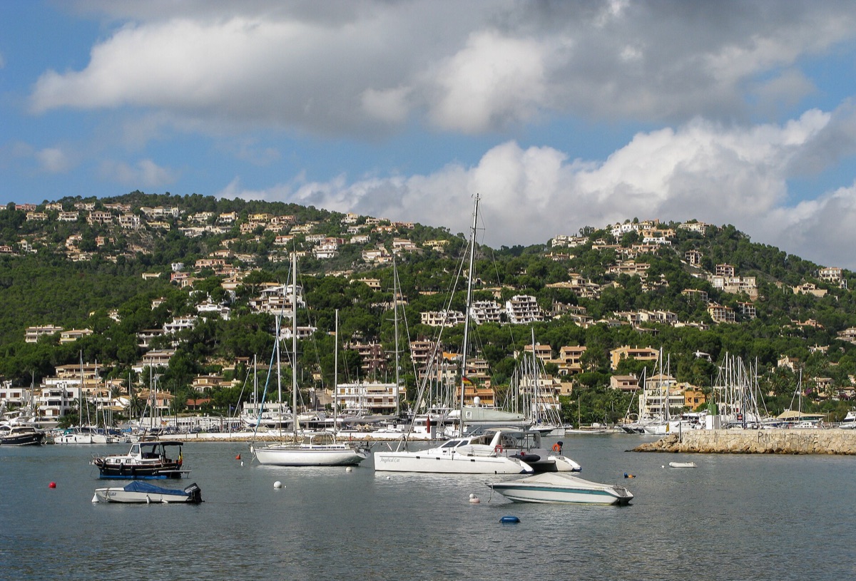Spanje haven met lading