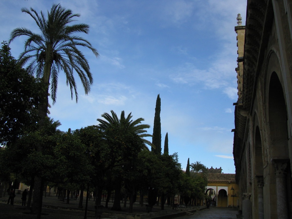 spanische moschee courtyard