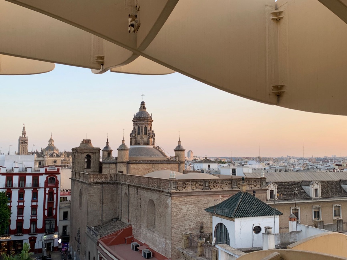 Mosque and church in Seville