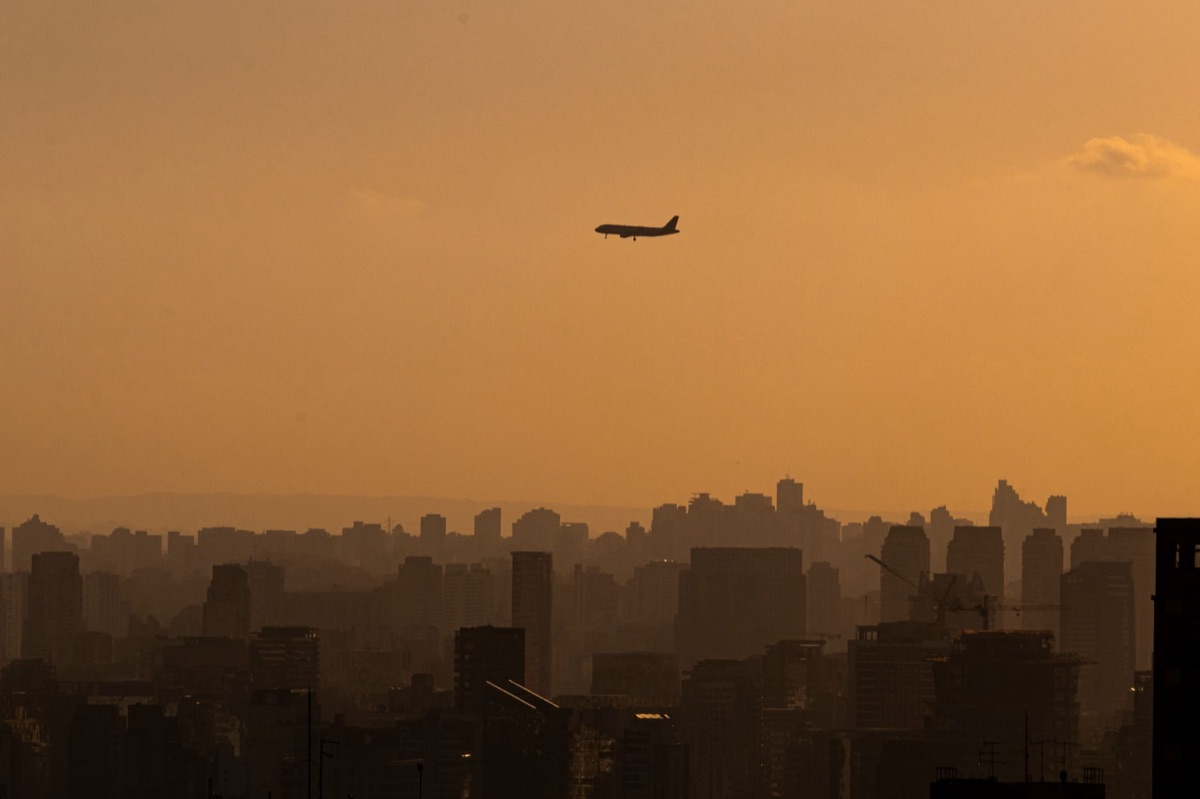La pollution de l'air au-dessus de Barcelone
