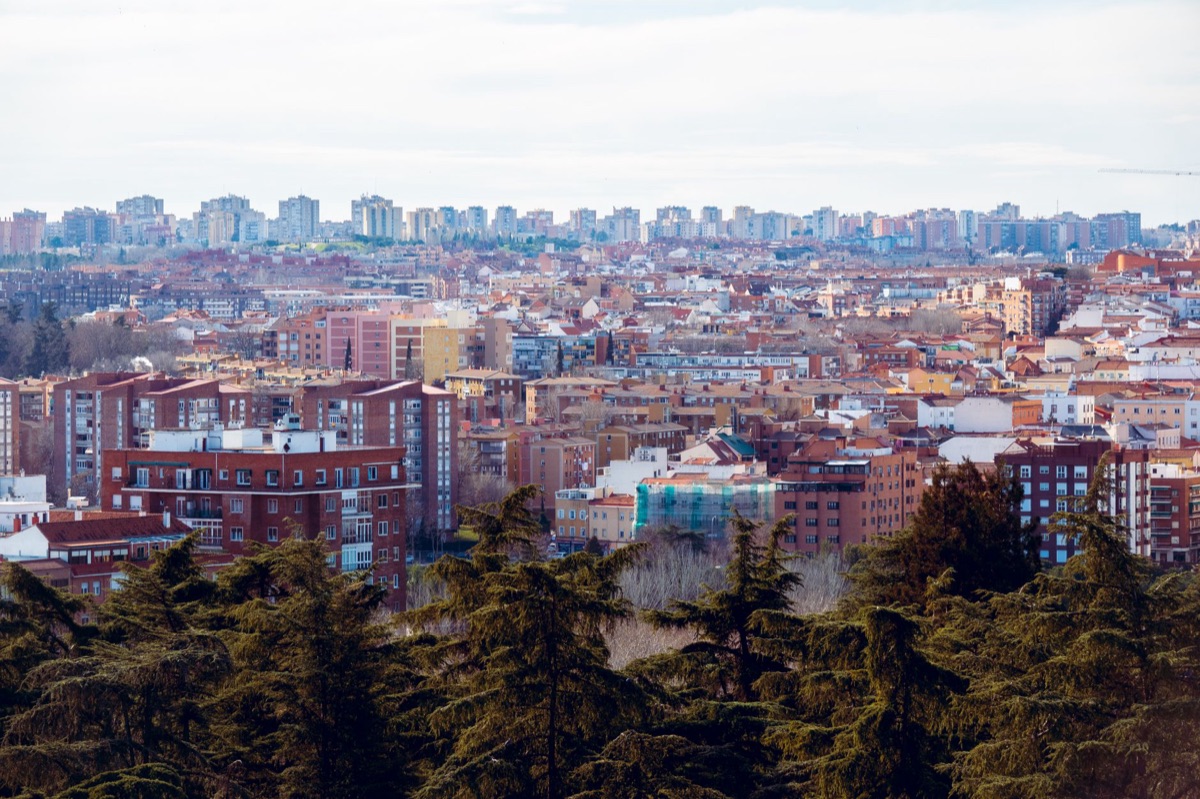 Spagna, inquinamento atmosferico, stazione di monitoraggio smog a Madrid