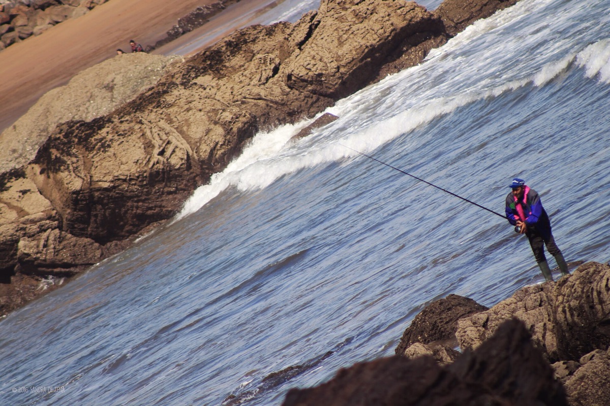 fisherman at sea