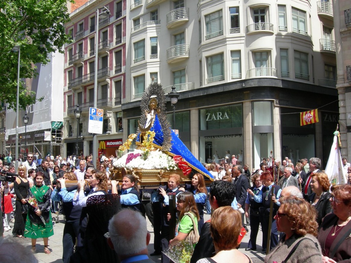 Religiöse Feier in Spanien