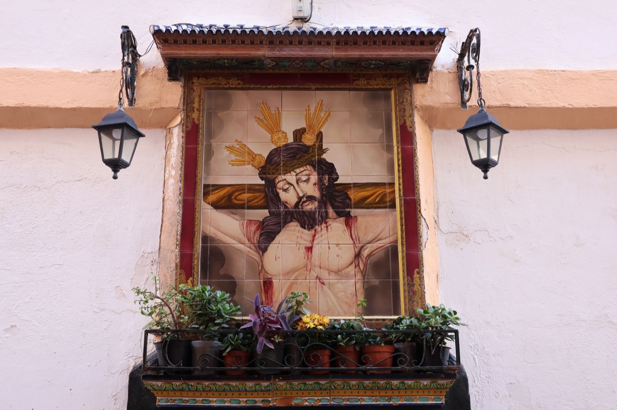 España: símbolos religiosos en una ciudad