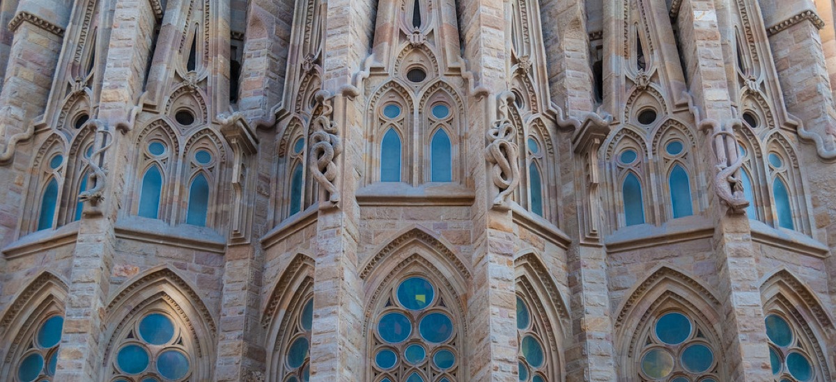 De Sagrada Familia in Barcelona, Catalonië